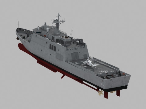 Sakura class OPV 3D Model