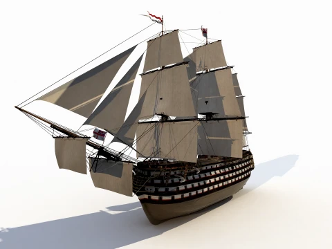 HMS Duke of Kent shipline Modèle 3D