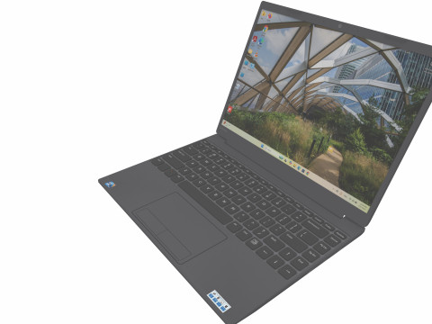 Realistic of Lenovo Low-poly Model 3D