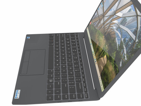 Realistic of Lenovo Low-poly Model 3D