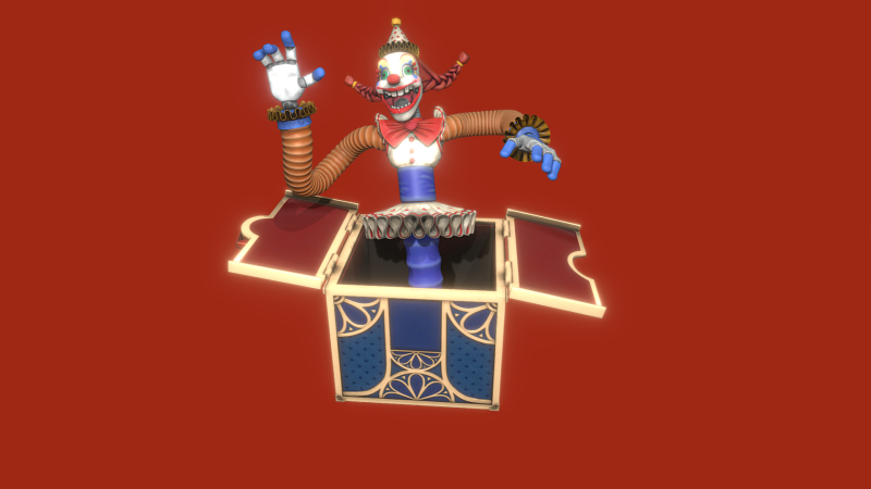 FNAF SOTM Jackie Character 3D 模型 .c4d .max .obj .3ds .fbx .stl .blend