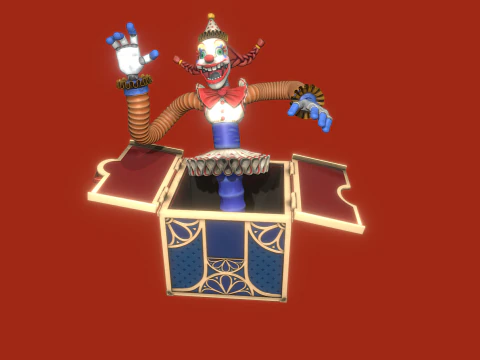 FNAF SOTM ジャッキー キャラクター 3Dモデル