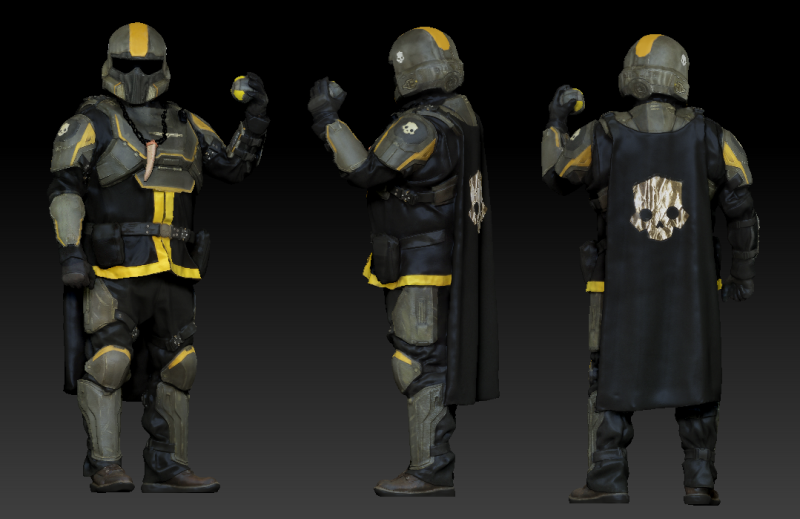 Helldivers2 3D प्रिंट मॉडल .c4d .max .obj .3ds .fbx .stl .blend
