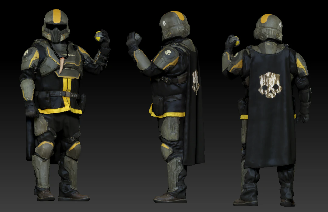 Helldivers2 3D Print Model .c4d .max .obj .3ds .fbx .stl .blend 