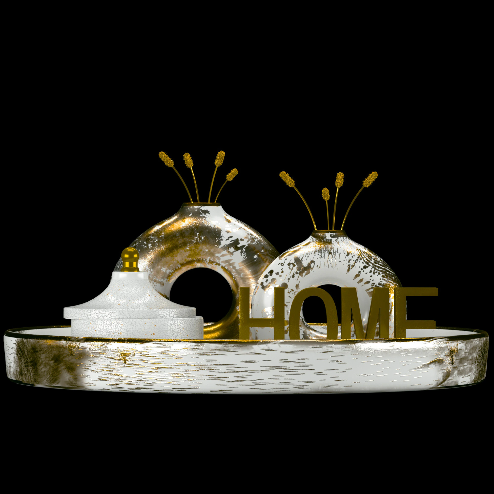 Maceta decorativa Modelo 3D .c4d .max .obj .3ds .fbx .stl .blend 