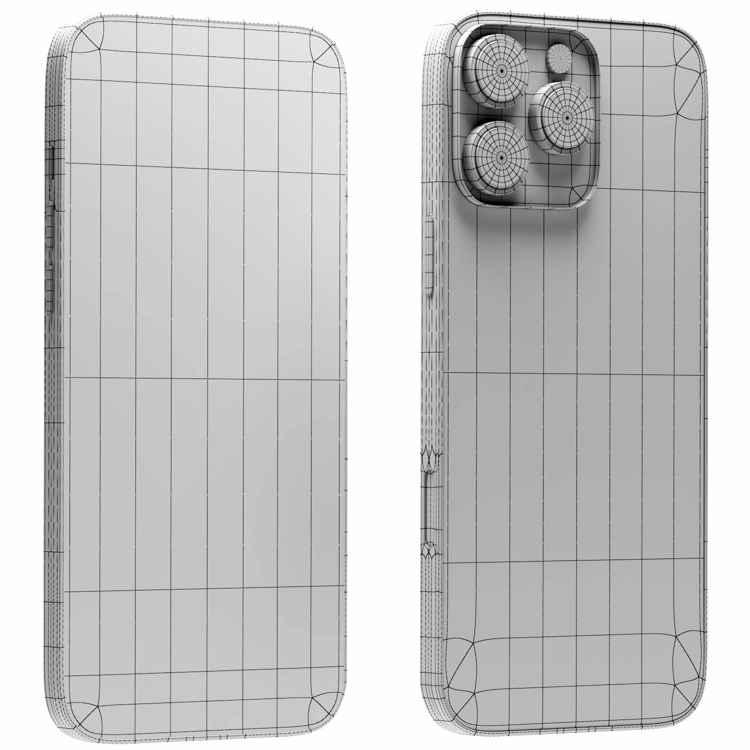 Iphone pro max 16 3D Model .c4d .max .obj .3ds .fbx .stl .blend