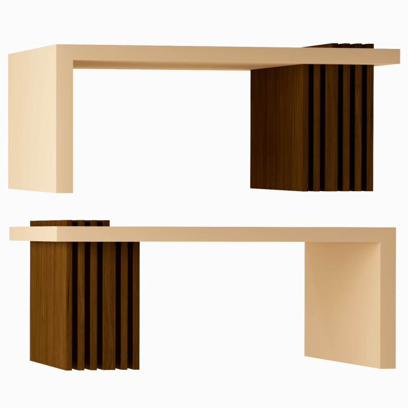 Reception Desk Modèle 3D .c4d .max .obj .3ds .fbx .stl .blend 