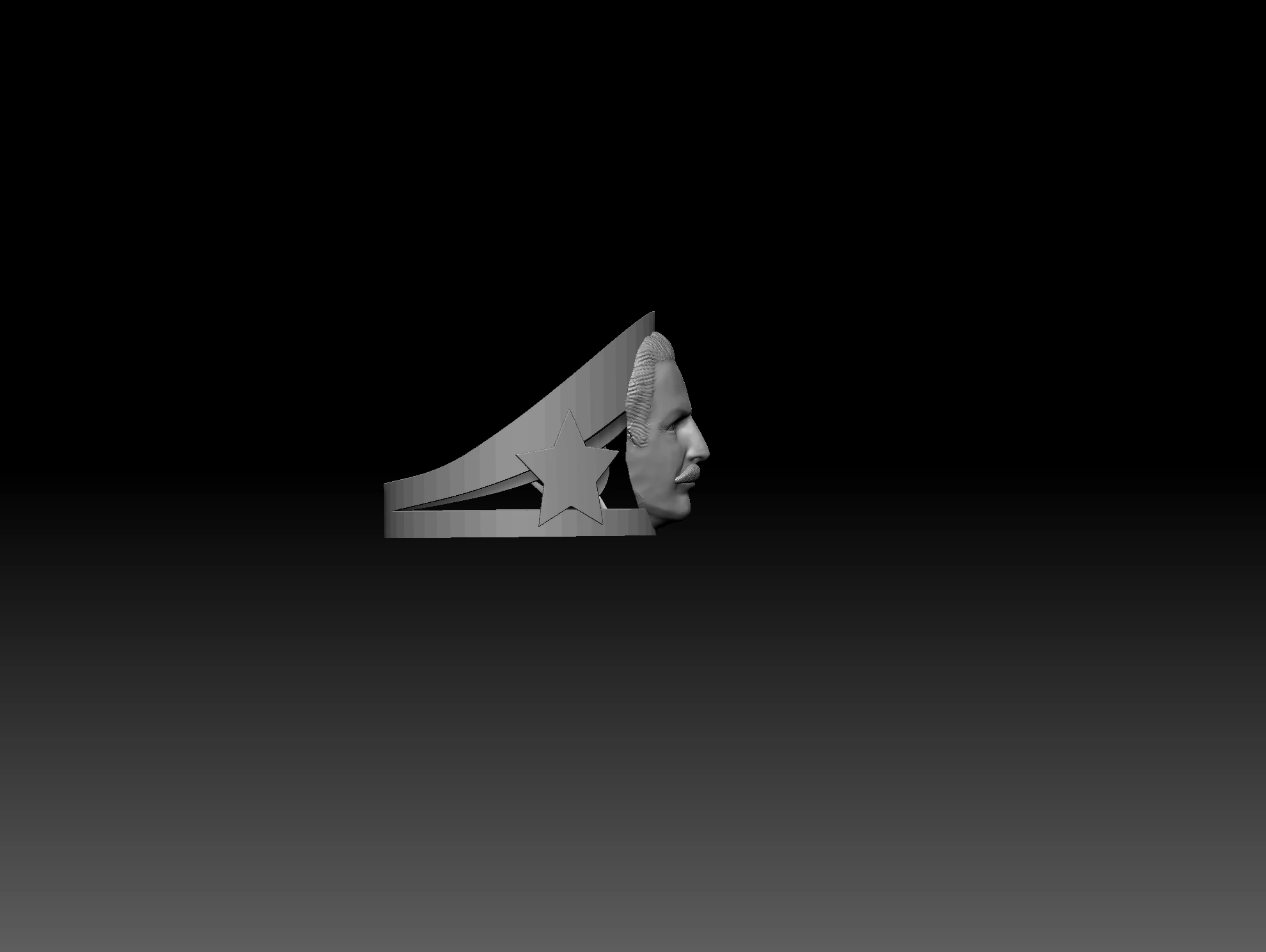 Ring StalinSovsimv 3D Model .c4d .max .obj .3ds .fbx .stl .blend 