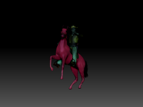 Young cowboy Modello 3D