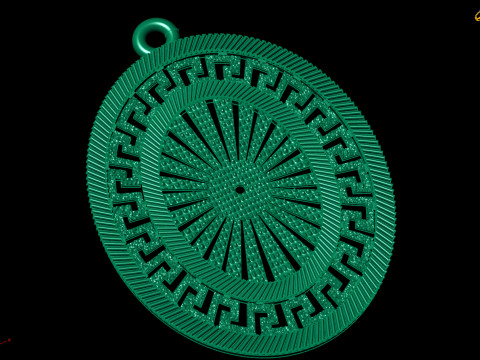 Pendant Bundle Set of 3 Geometric Jewelry Designs STL 3DM 3D मॉडल