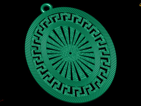 Pendant Bundle Set of 3 Geometric Jewelry Designs STL 3DM 3D मॉडल