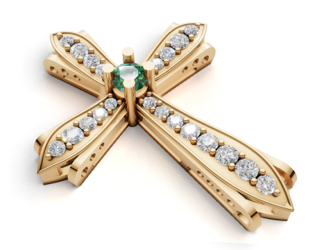 Cross Pendant Religious Jewelry STL 3DM Modèle 3D