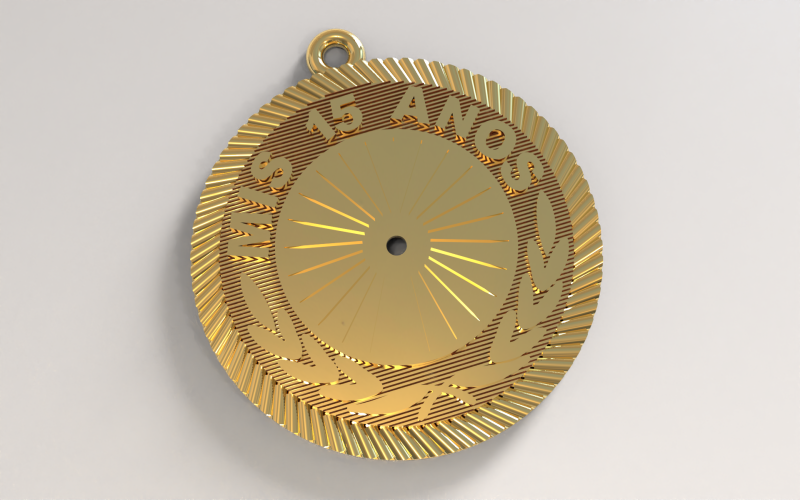 Plain Pendant 3D Model .c4d .max .obj .3ds .fbx .stl .blend 