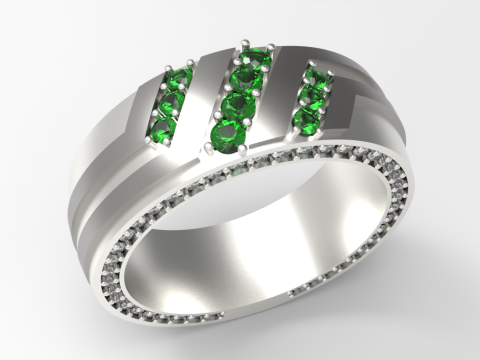 Gemstone Band 3 3D Модель