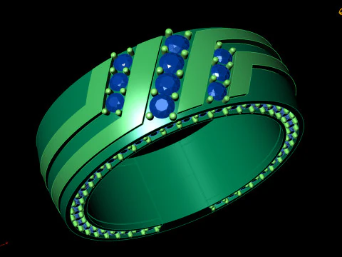 Кольоровий камінь 3 3D Принт Модель