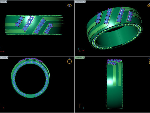 Gemstone Band 4 3D मॉडल