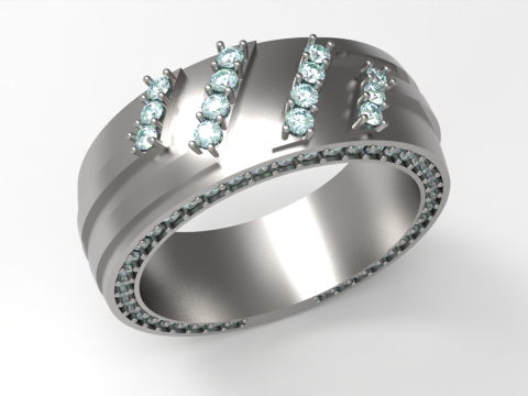 Gemstone Band 4 3D मॉडल