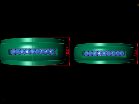 Couple Rings 3D 모델