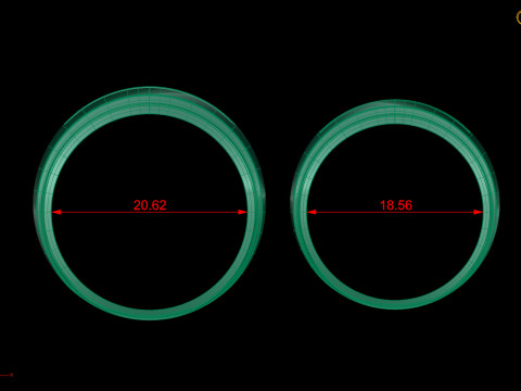 Couple Rings 3D 모델