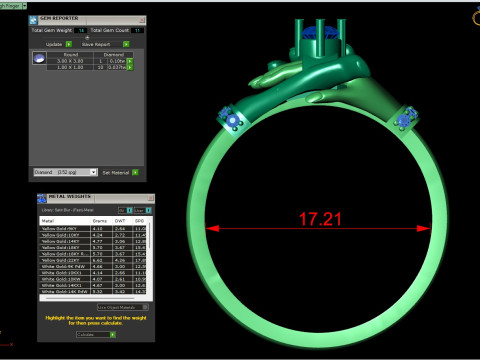 Hand Holding Ring 3Dモデル