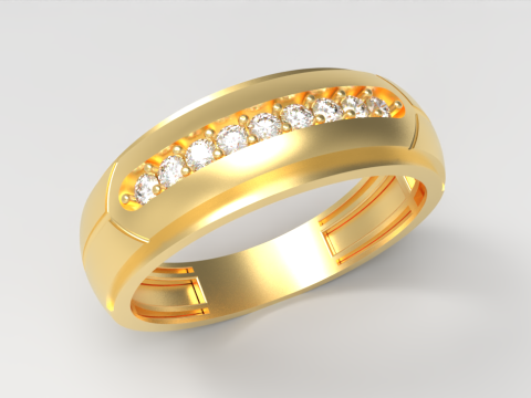Modern Sleek Band 3D मॉडल