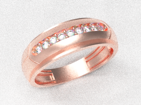 Modern Sleek Band Modello 3D