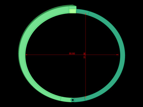 Arquivo CAD de pulseira de diamante estilo Tiffany T Modelo de Impressão 3D