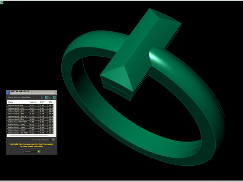 Conjunto de pulseira de anel estilo Tiffany T STL 3DM Cad File Modelo de Impressão 3D