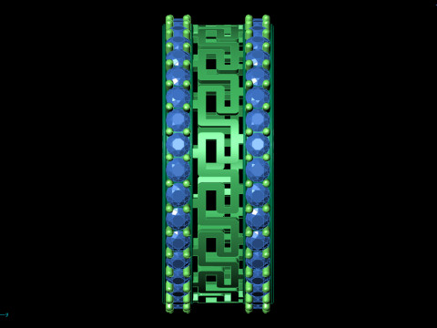 Chave grega Meander Eternity Ring Bold Statement Band STL CAD File para impressão Modelo de Impressão 3D