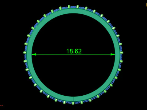 Greek Key Meander Eternity Ring Bold Statement Band STL CAD File for Printing 3D Print Model