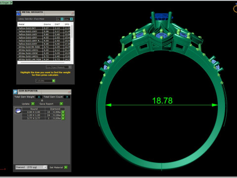 Заявление о кольце с цветочным кластером и сложным цветочным дизайном. Файл STL CAD для печати. 3D Принт Модель
