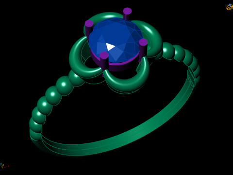 STL-файл пасьянса «Клевер» для 3D-печати 3D Принт Модель