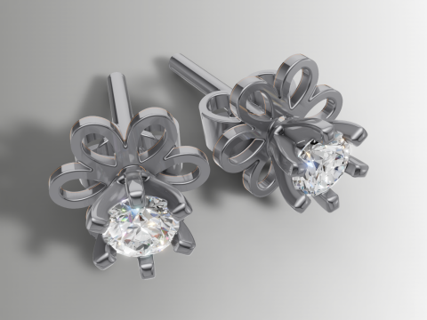 Fichier CAO STL de veste de boucle d'oreille pour l'impression Modèles 3D en vedette