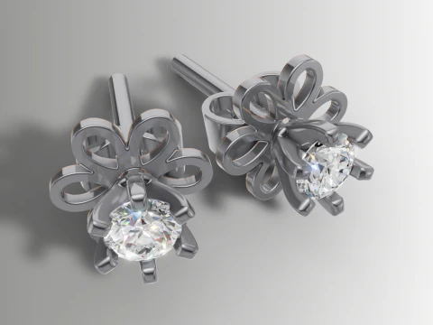 Pendiente Chaqueta Stud STL Archivo CAD para imprimir Modelo de impresión 3D