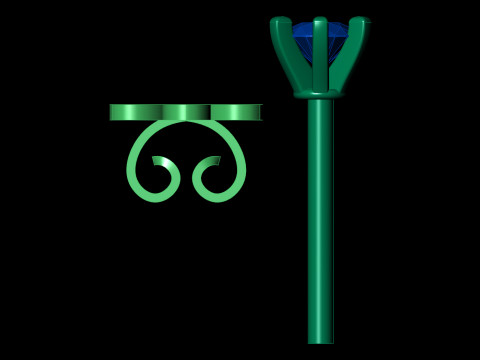 Fichier CAO STL de veste de boucle d'oreille pour l'impression Modèles 3D en vedette