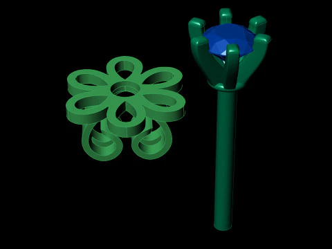 Pendiente Chaqueta Stud STL Archivo CAD para imprimir Modelo de impresión 3D