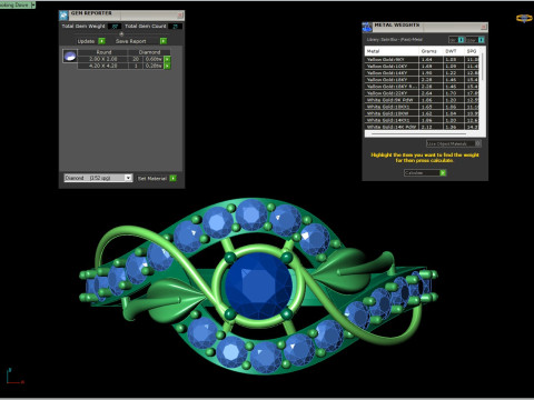 Organic Vine and Leaf Ring Nature Inspired Cad Design 3D Print Model