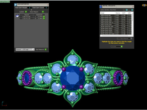 Floral Cluster Ring Vintage Beaded Shank CAD for Printing 3D Print Model