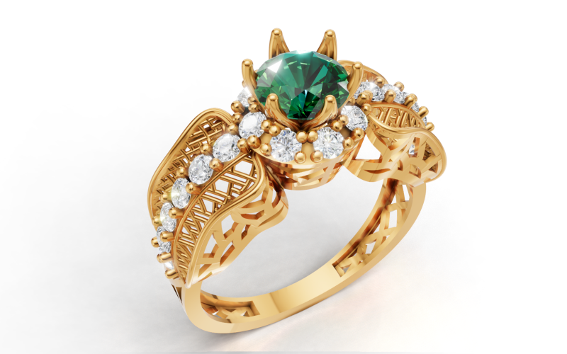 Woven Filigree Ring Wide Cluster Shank STL CAD for Printing 3D Print Model .c4d .max .obj .3ds .fbx .stl .blend 