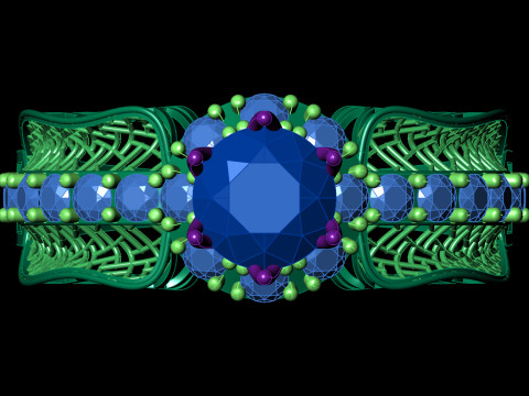 Woven Filigree Ring Wide Cluster Shank STL CAD for Printing 3D Print Model