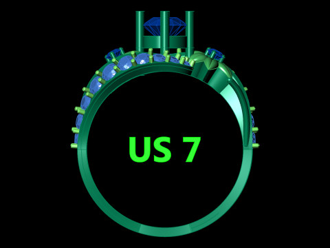 有機花バイパスリング彫刻葉シャンク印刷用CAD 3Dプリントモデル