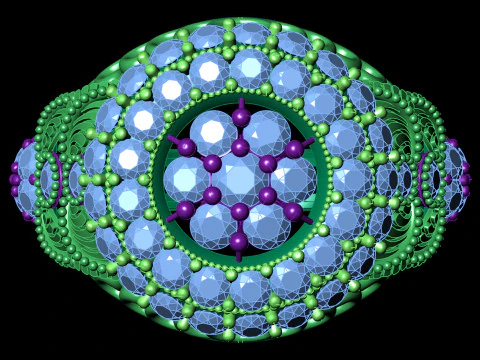 Big Flower Cluster Gem Ring STL CAD File 3D Print Model