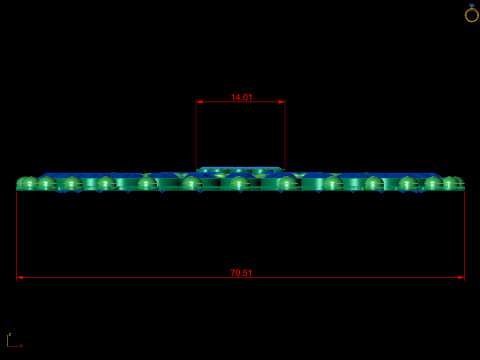 Large Multi-Stone Flower Medallion Pendant 3D Print Model