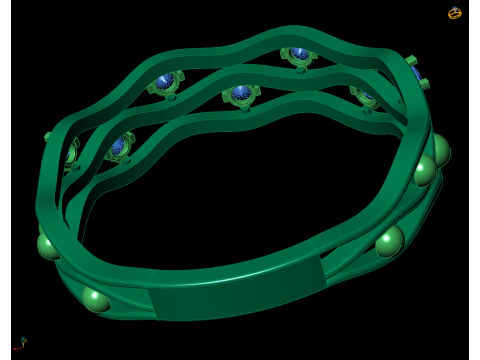 Gold Crossover Infinity Band Ring CAD 3D Print Model