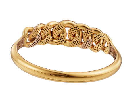Plain Curb Link Bracelet CAD Design STL and 3DM 3D Print Model
