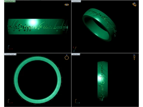 The Lord of the RIngs Band 3d design 3D Print Model