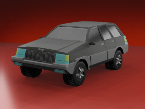जीप ग्रैंड चेरोकी 1995 3D मॉडल