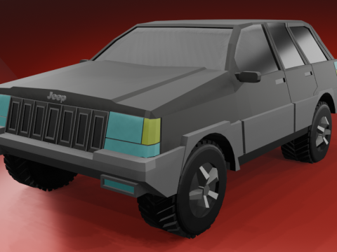 Jeep Grand Cherokee 1995 Model 3D