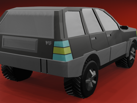 Jeep Grand Cherokee 1995 Model 3D