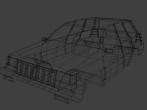 Jeep Grand Cherokee 1995 3D Model